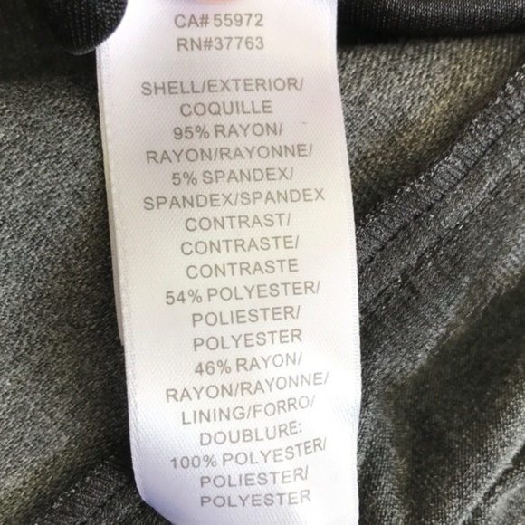 💕SALE NWT Laundry Shelli Segal Charcoal Faux Dres - Picture 7 of 8